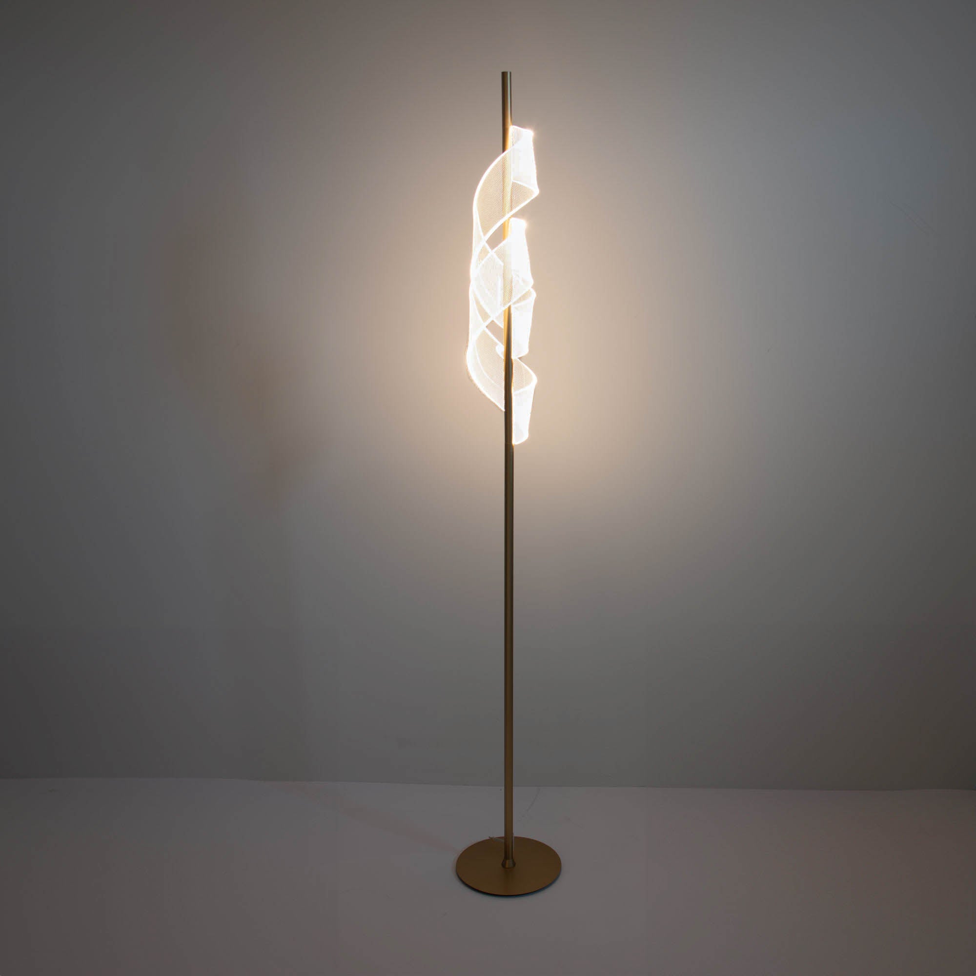 Ryker - Gold LED Floor Lamp
