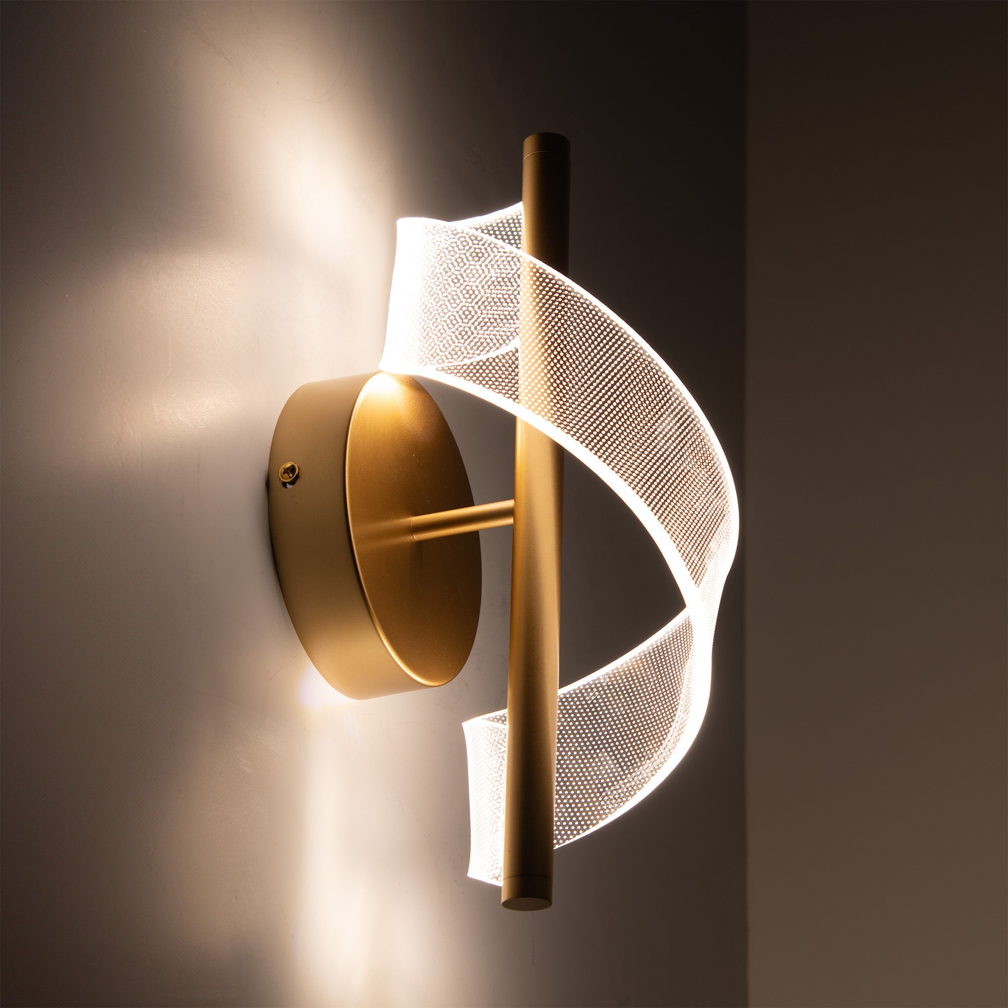 Ryker - Gold LED Wall Light