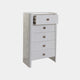 Olivia - Tall 5 Drawer Chest - Stone