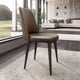 Roman - Dining Chair In Taupe Faux Leather