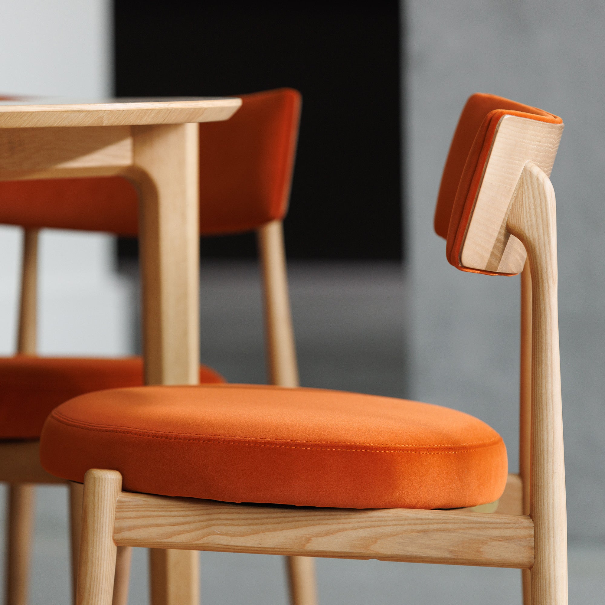 Tivoli - Dining Chair In Orange Fabric