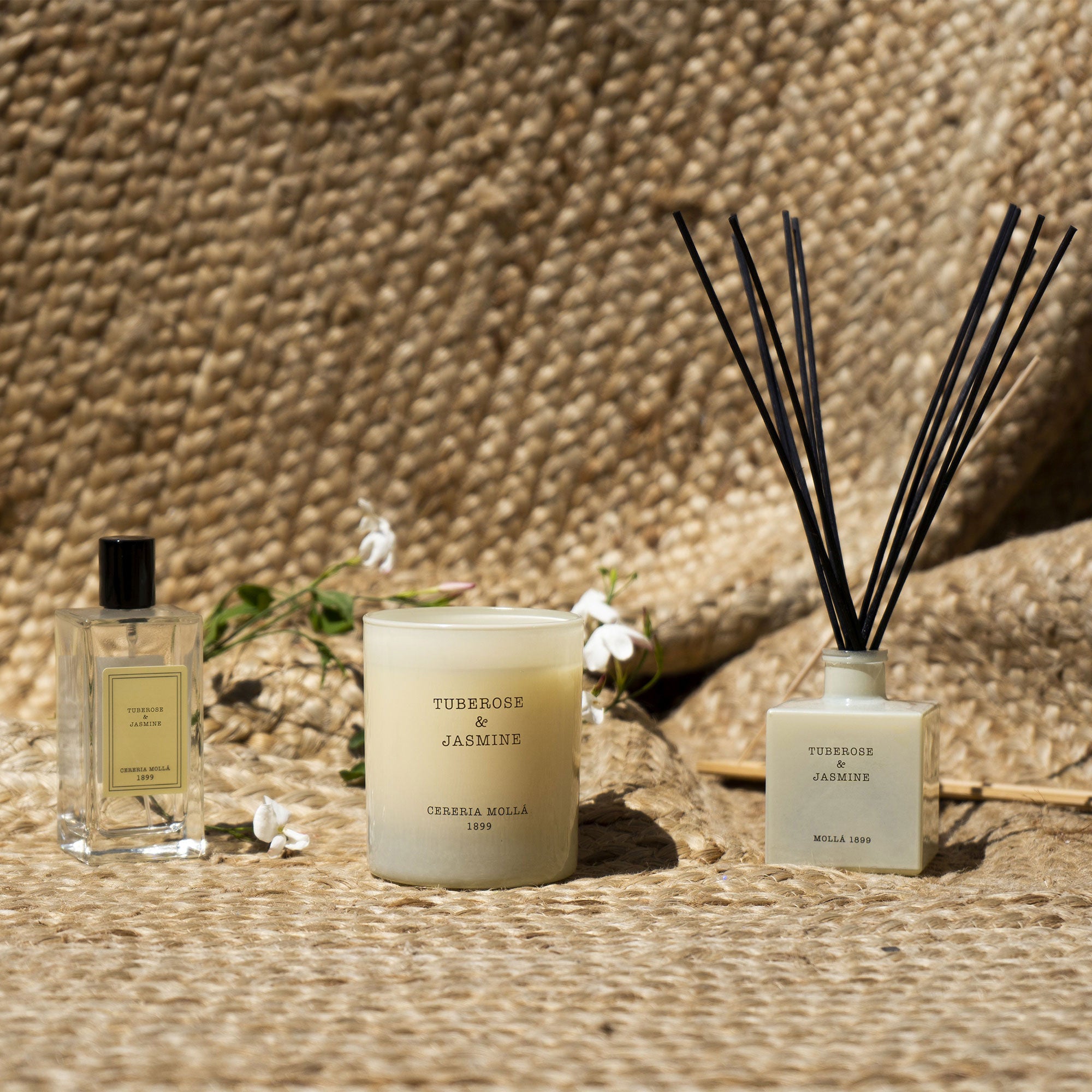 Cereria Molla - Tuberose & Jasmine Reed Diffuser