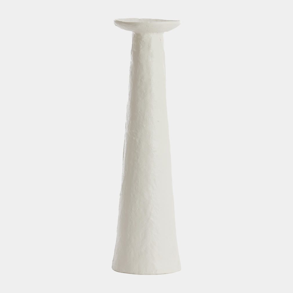 Ota - Large Cream Candleholder