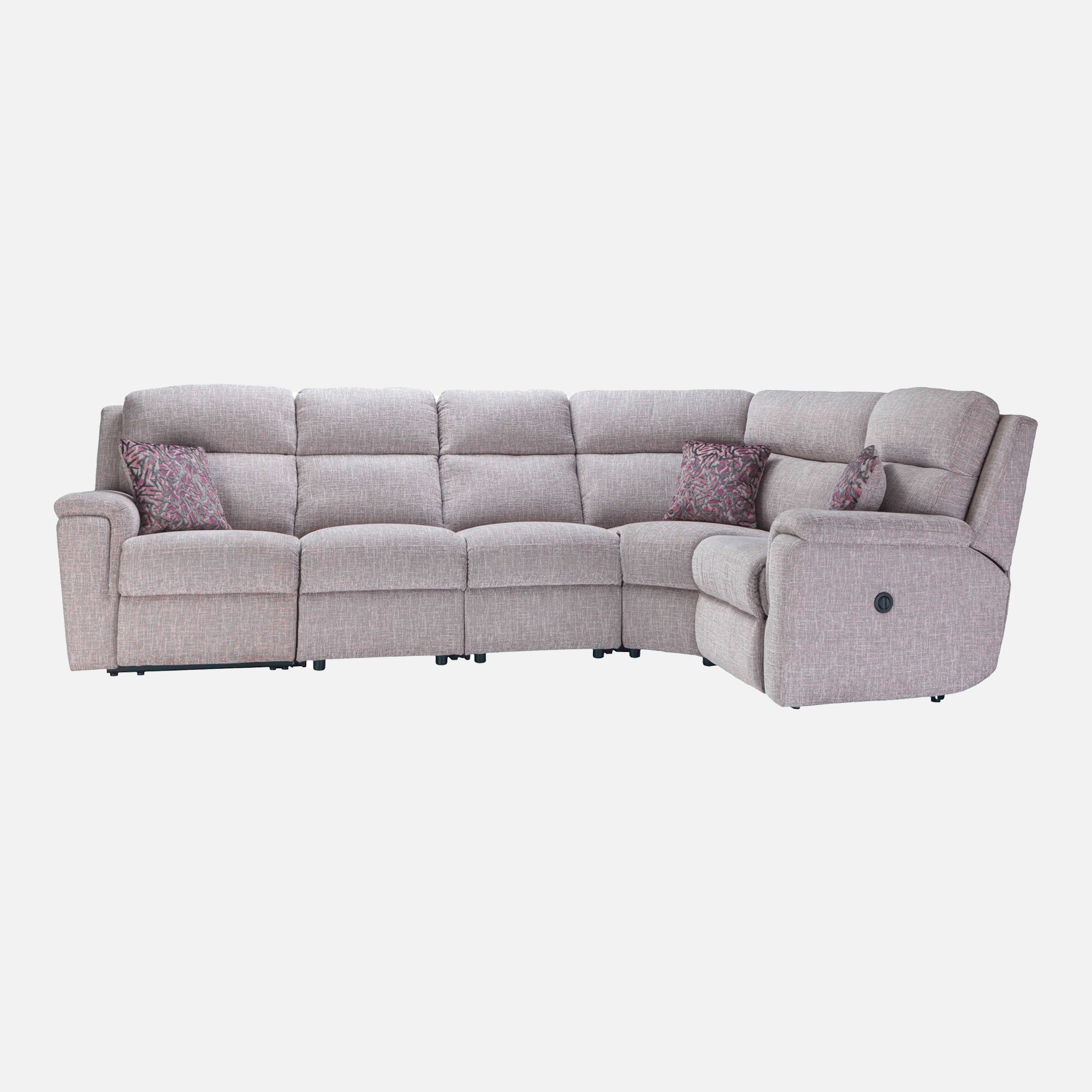 Newmarket - Large RHF Corner Group With Power Recliners In Fabric