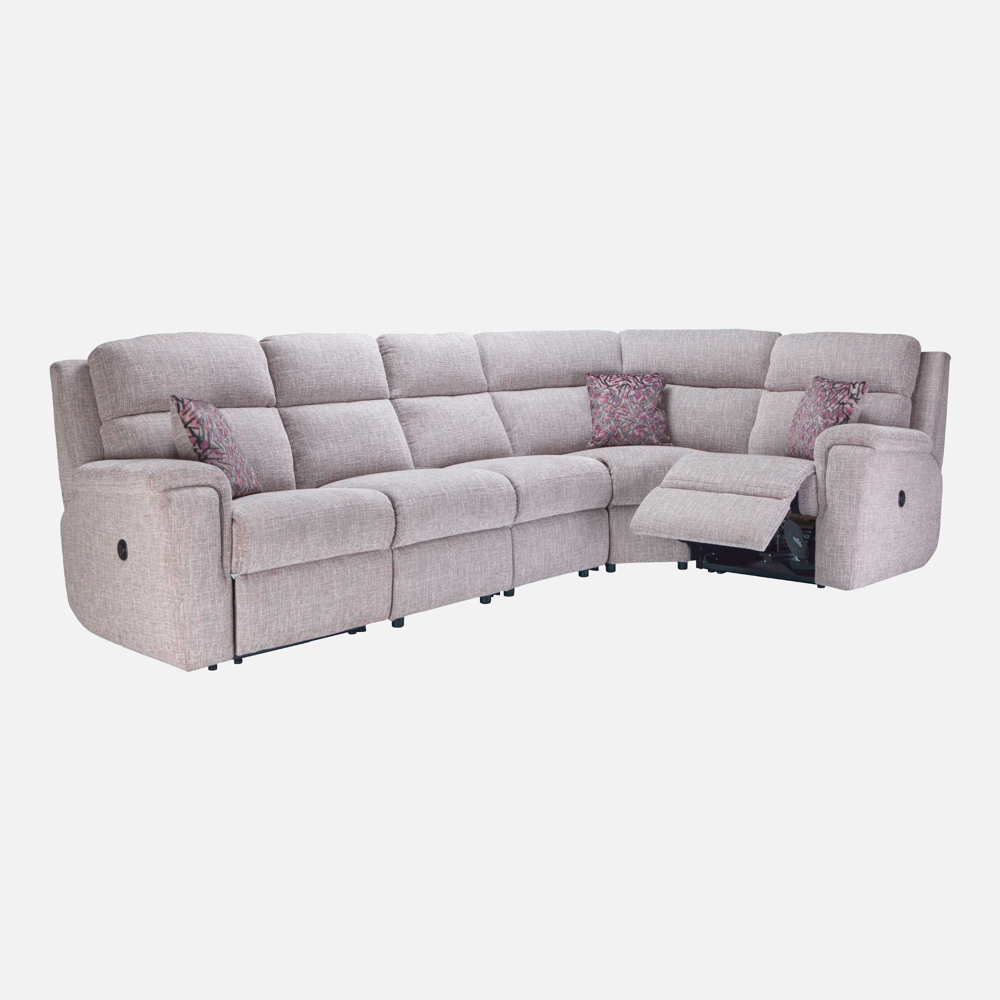 Newmarket - Large RHF Corner Group With Manual Recliners In Fabric