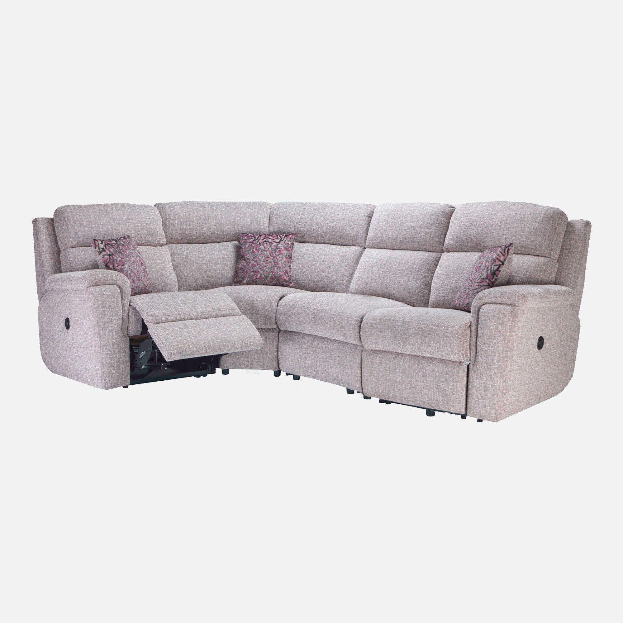 Newmarket - Small LHF Corner Group With Manual Recliners In Fabric