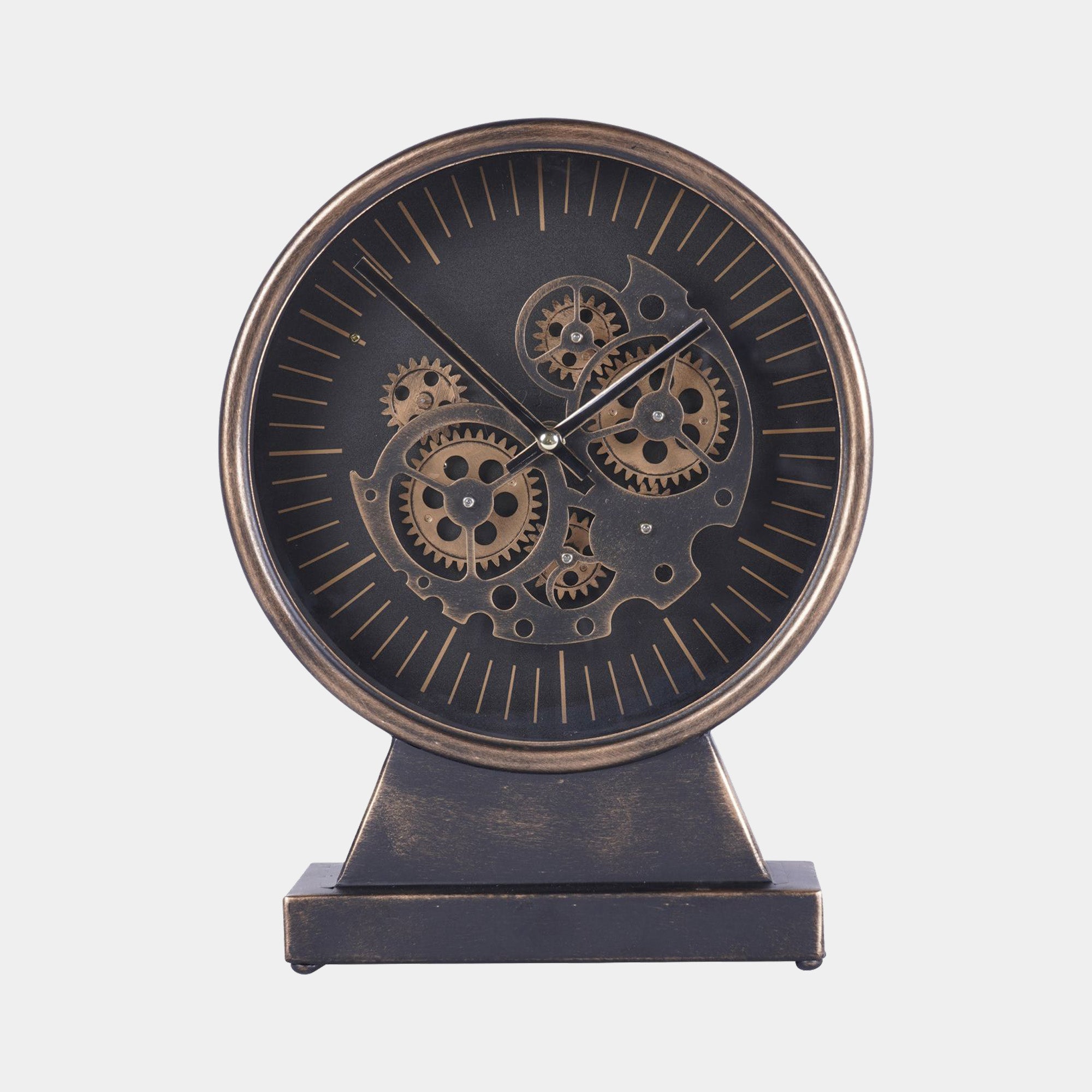 Palladium - Black & Gold Mantel Clock