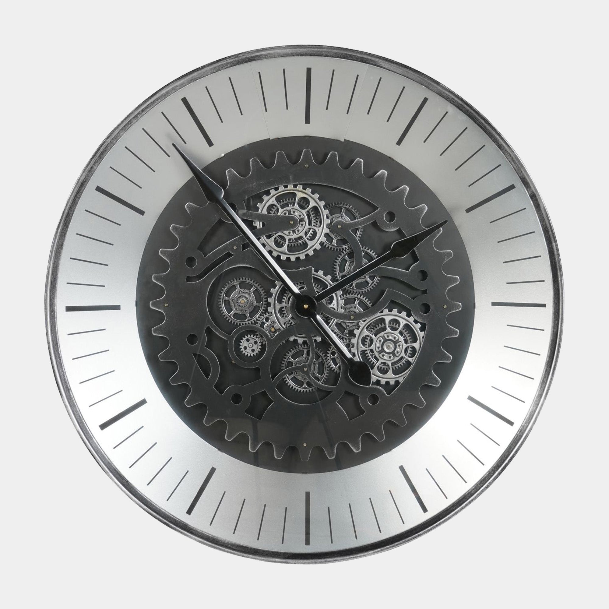 Palladium - Small Black Nickel Wall Clock