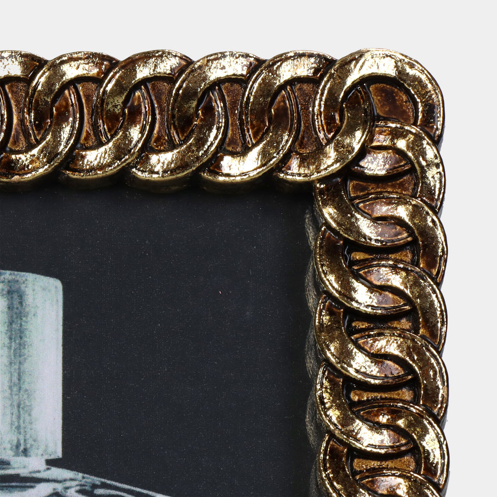 Chain Links - Gold Photo Frame 5x7cm