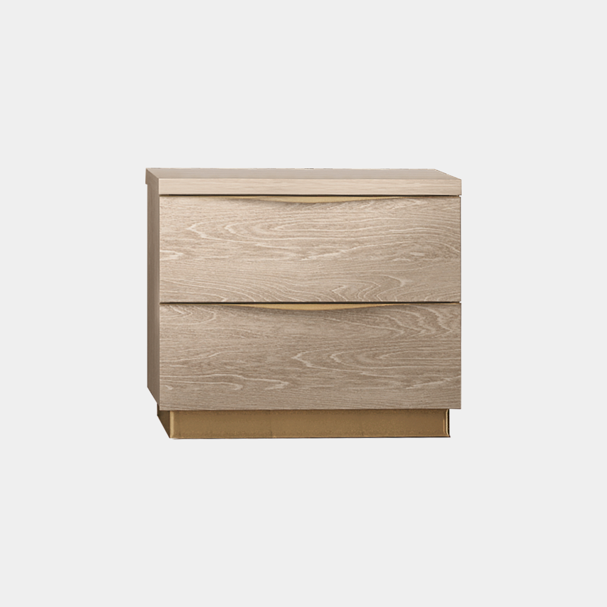 Alaska - Bedside Table In Sand Birch Finish