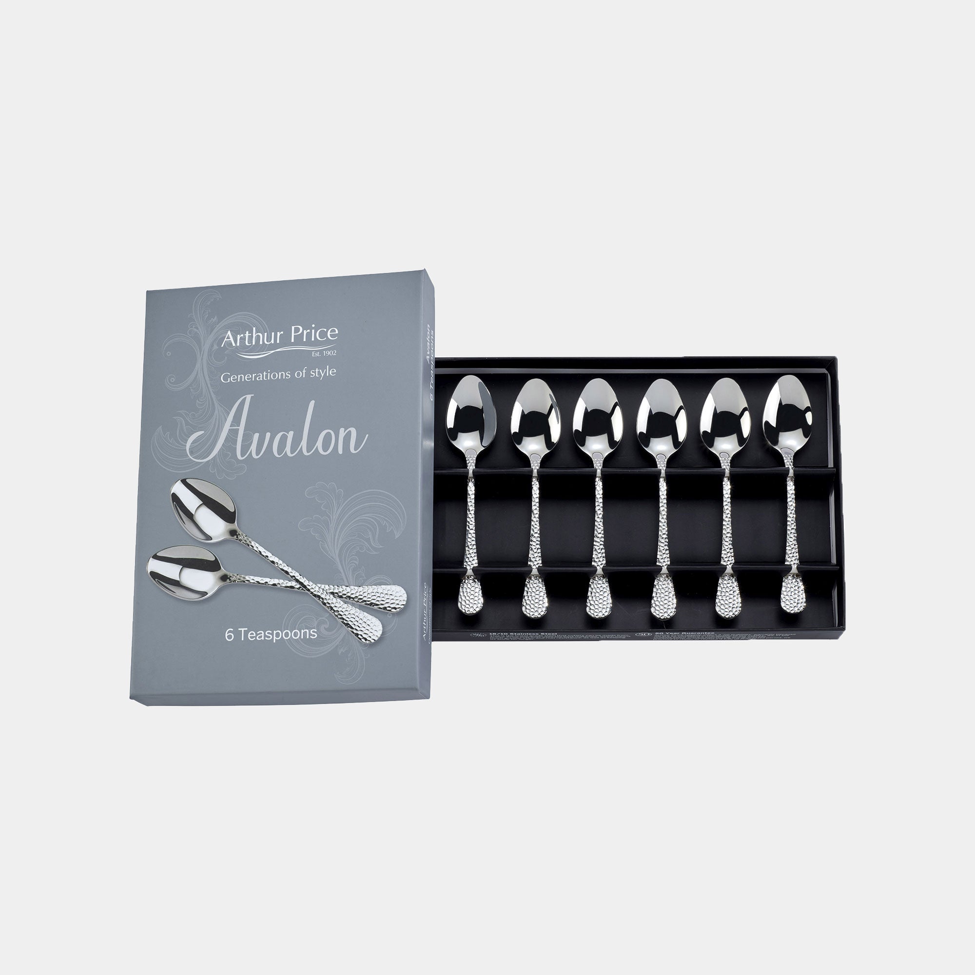 Arthur Price Avalon - 6 Piece Teaspoons Set