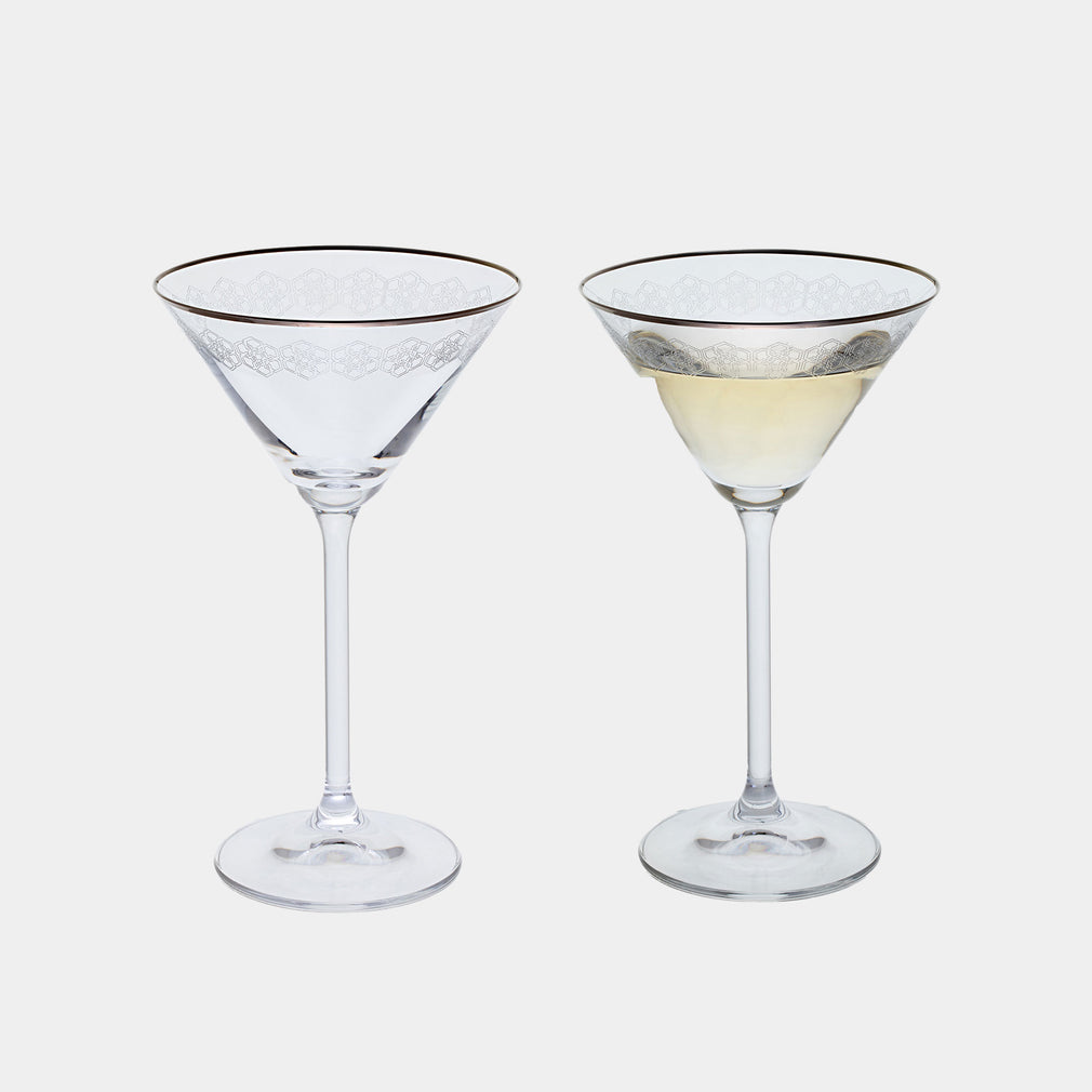 Dartington Gatsby - Set of 2 Martini Glass