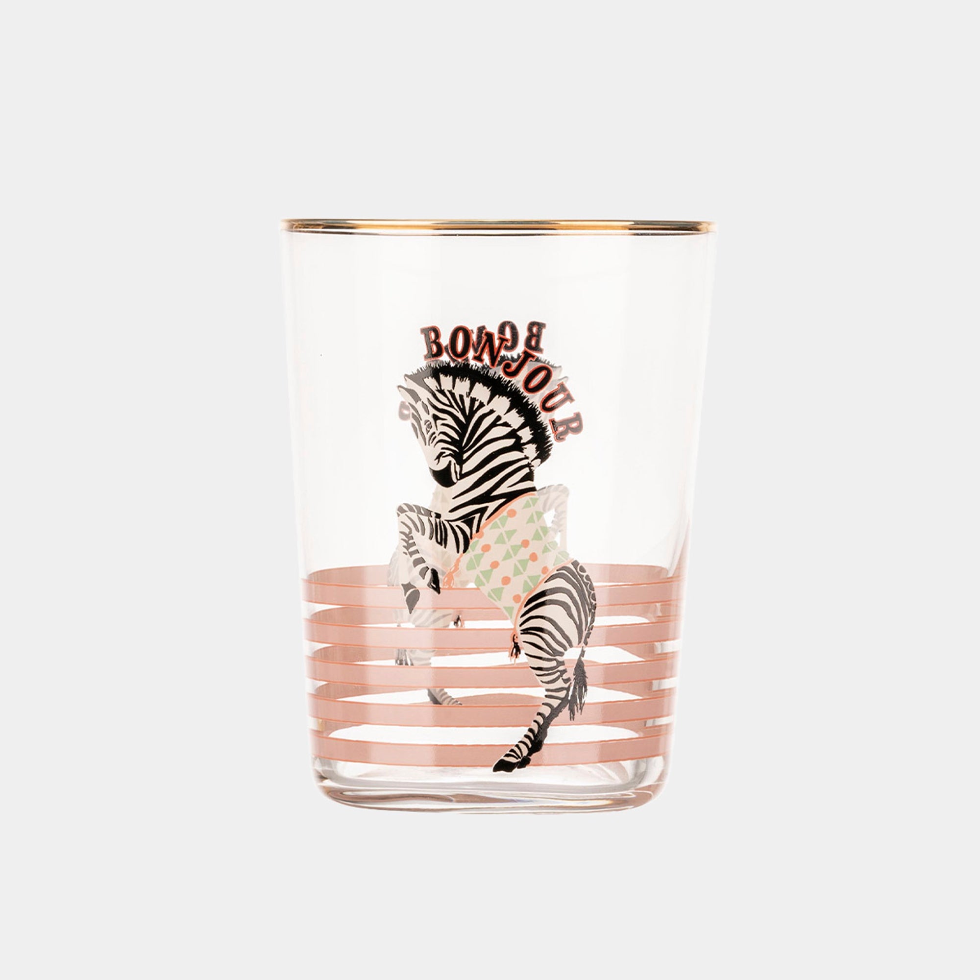 Yvonne Ellen - Hi Ball Glass Zebra