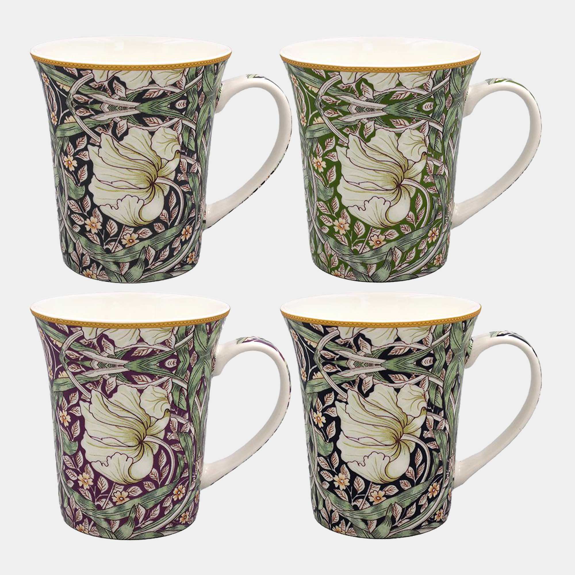 Lustre - Pimpernel Set of 4 Mugs