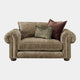 Hurricane - 1.5 Seat Snuggler Standard Back Sofa In Fabric