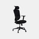 Norton - High Back Swivel Office Chair In Black Mesh Fabric