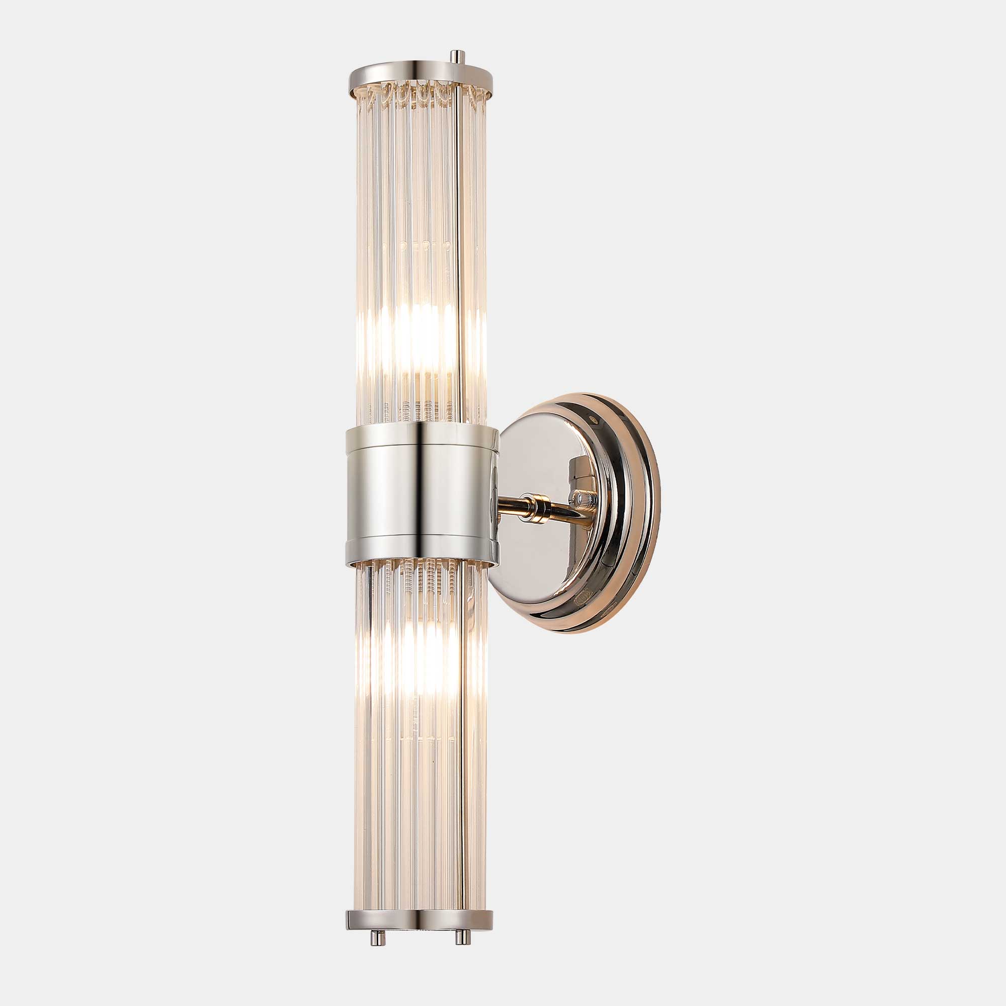 Chiara - Nickel 2 Wall Light