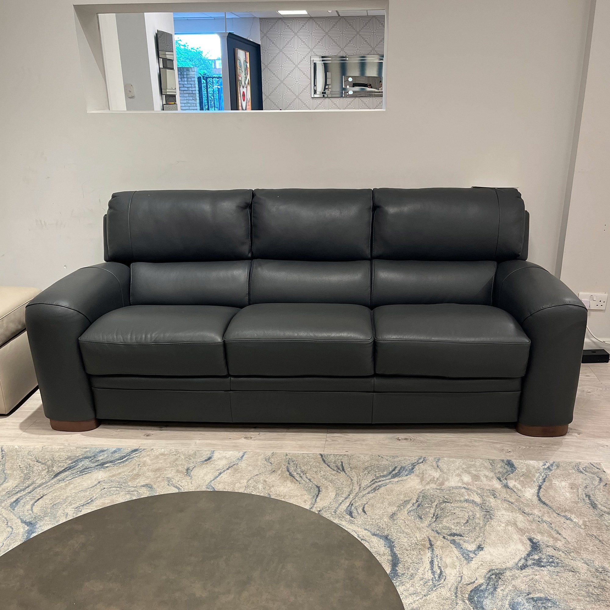 Giovanni 3 Seat Sofa In Leather