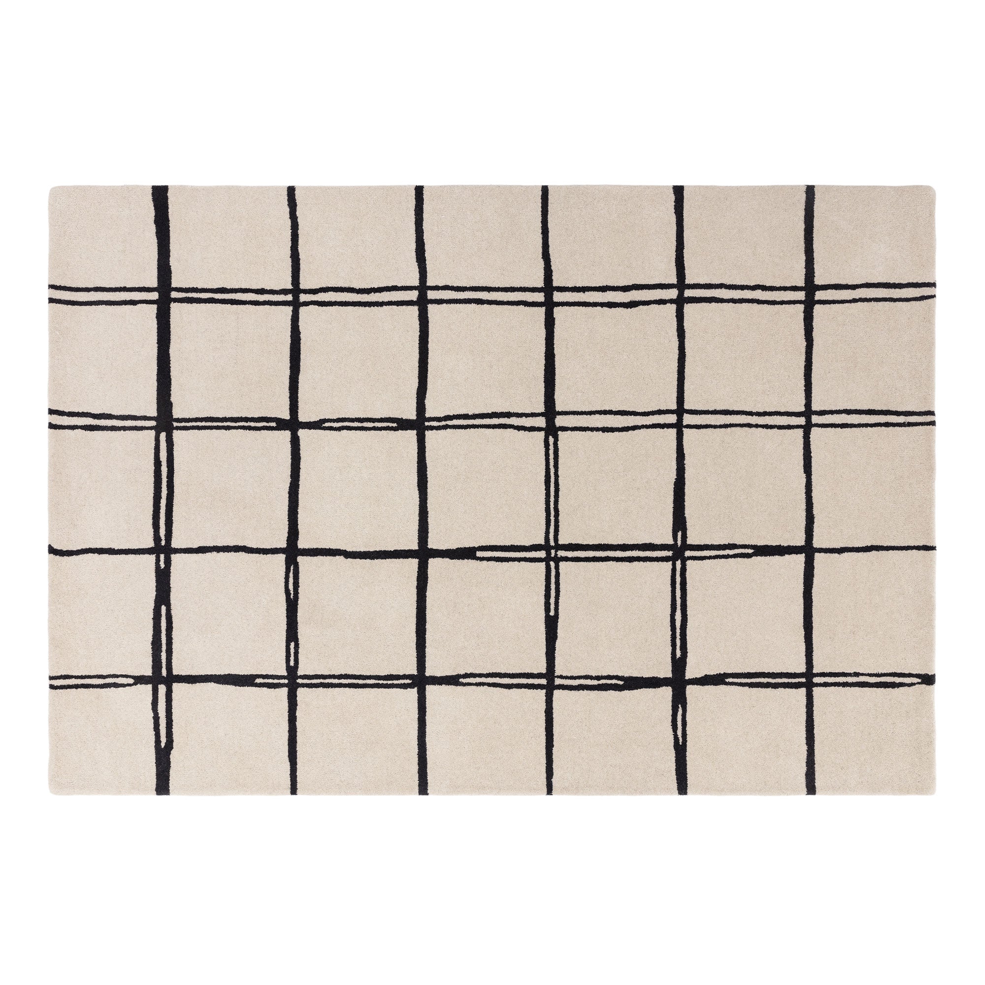 Rug Grid Monochrome 120cm x 170cm