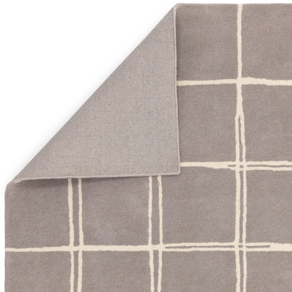 Rug Grid Grey 120cm x 170cm