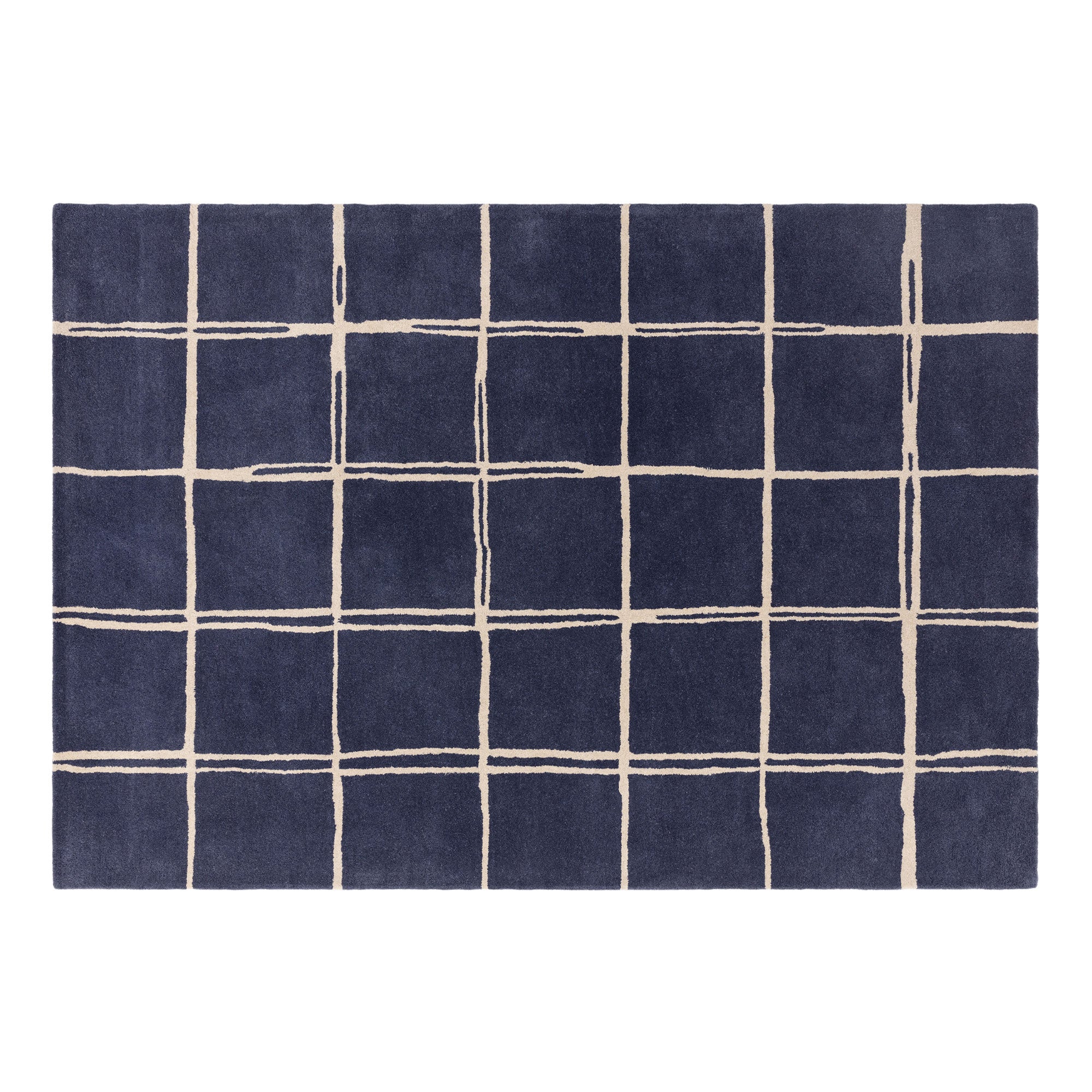 Rug Grid Marine 120cm x 170cm