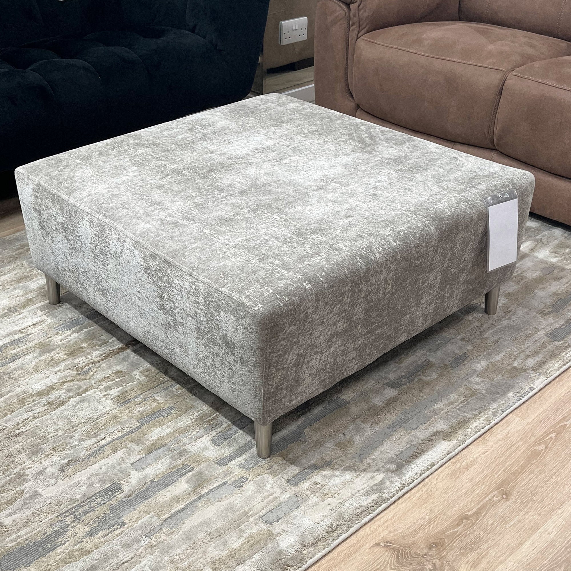 Adele Footstool In Fabric