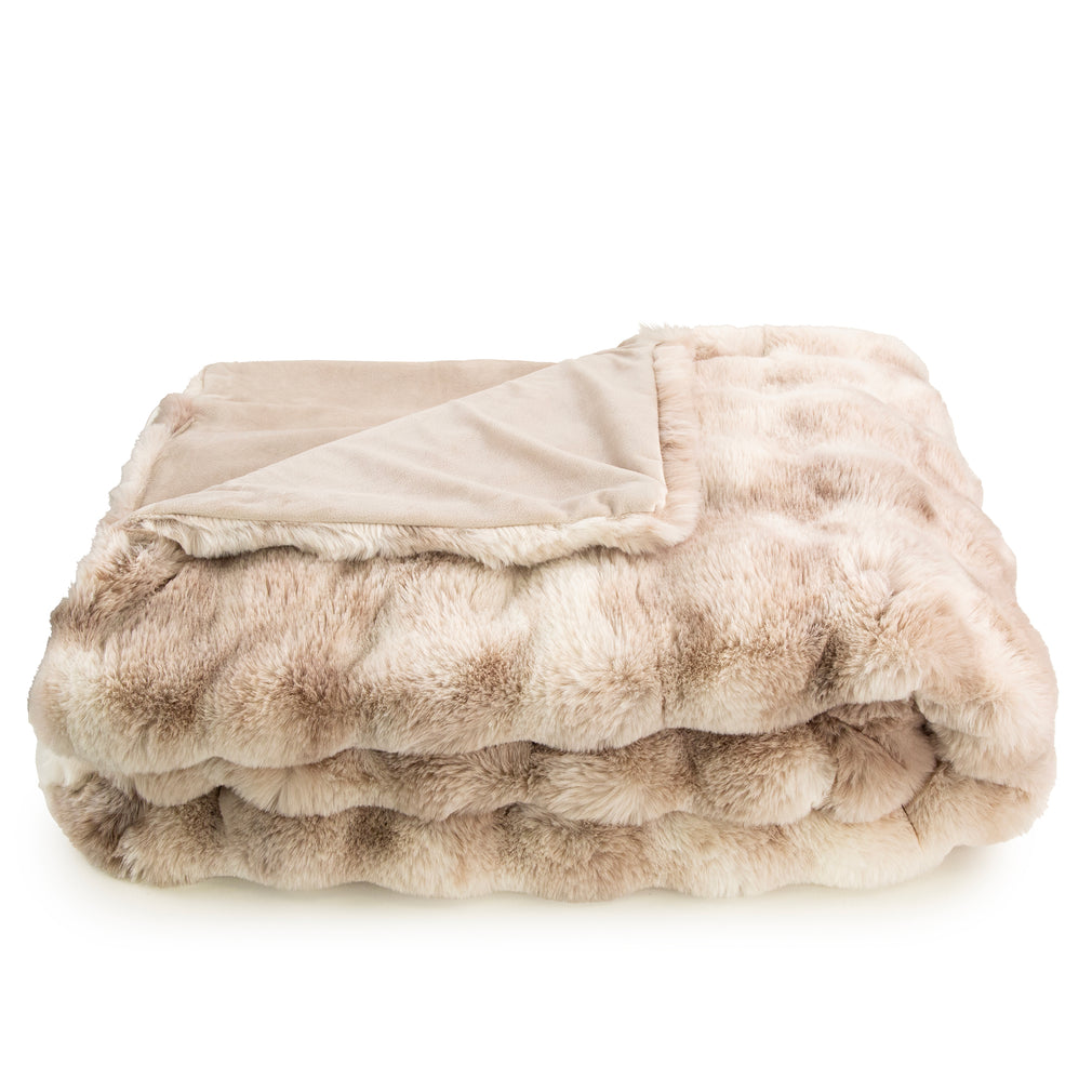 Fantasy - Natural Faux Fur Throw