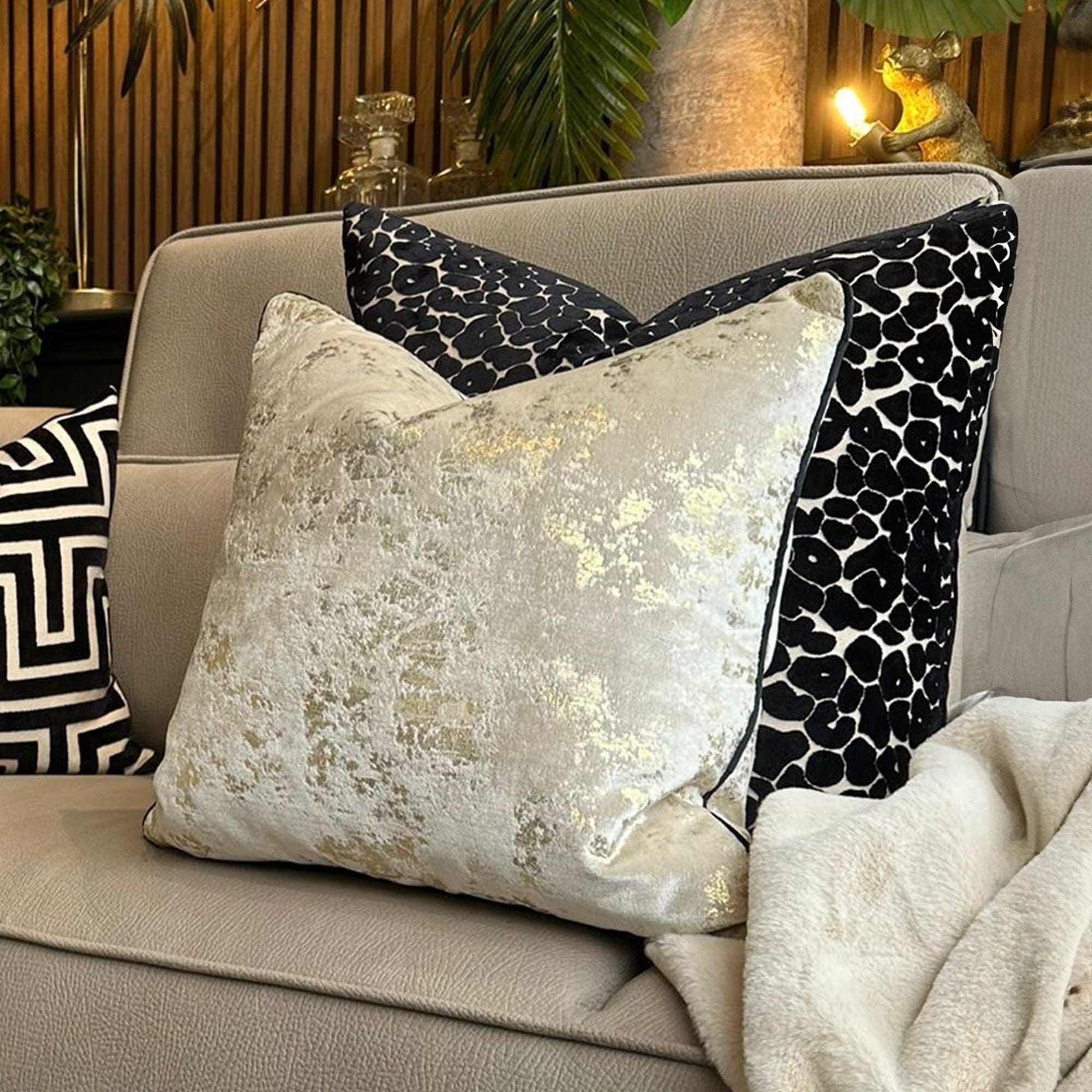 Gold cushions best sale