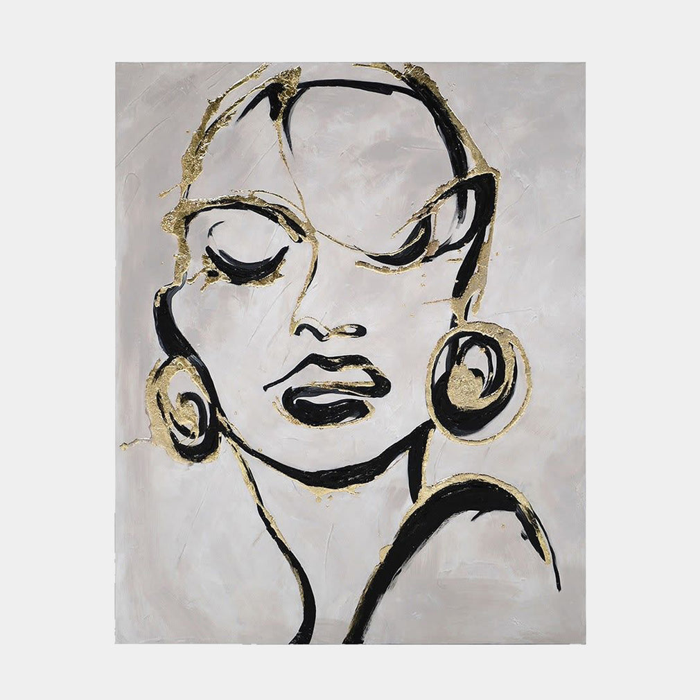 Olivia's Earrings - Canvas