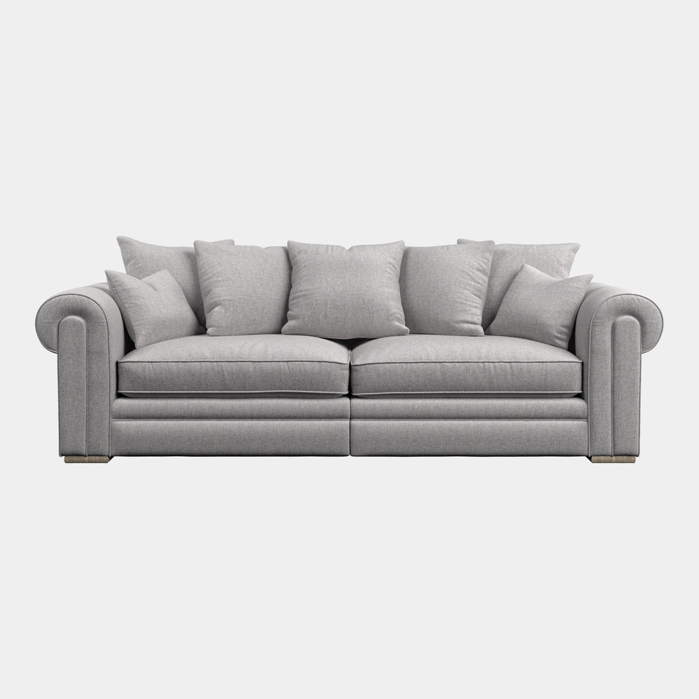 Coco - Extra Large Pillow Back Split Sofa In Fabric