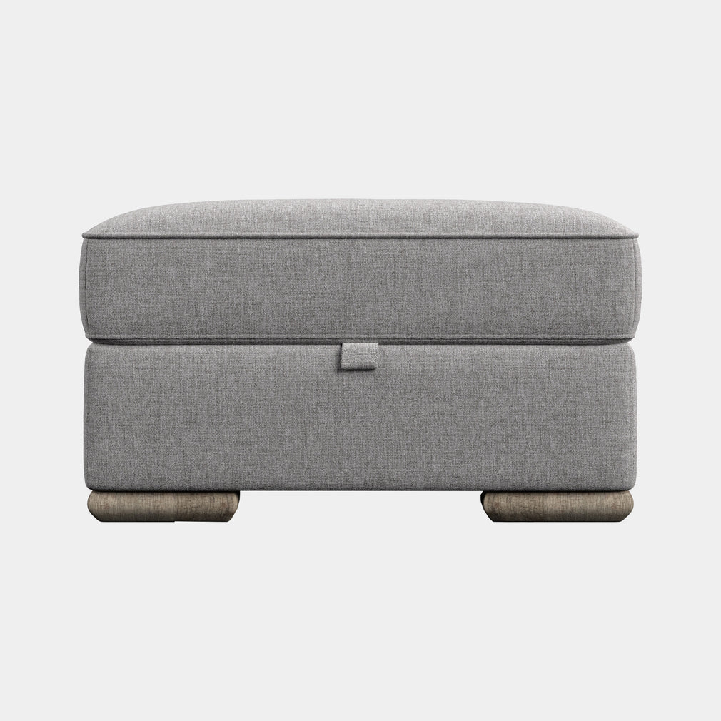 Coco - Small Storage Footstool In Fabric