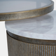 Sutton - Aged Gold Set of 2 Nesting Side Tables