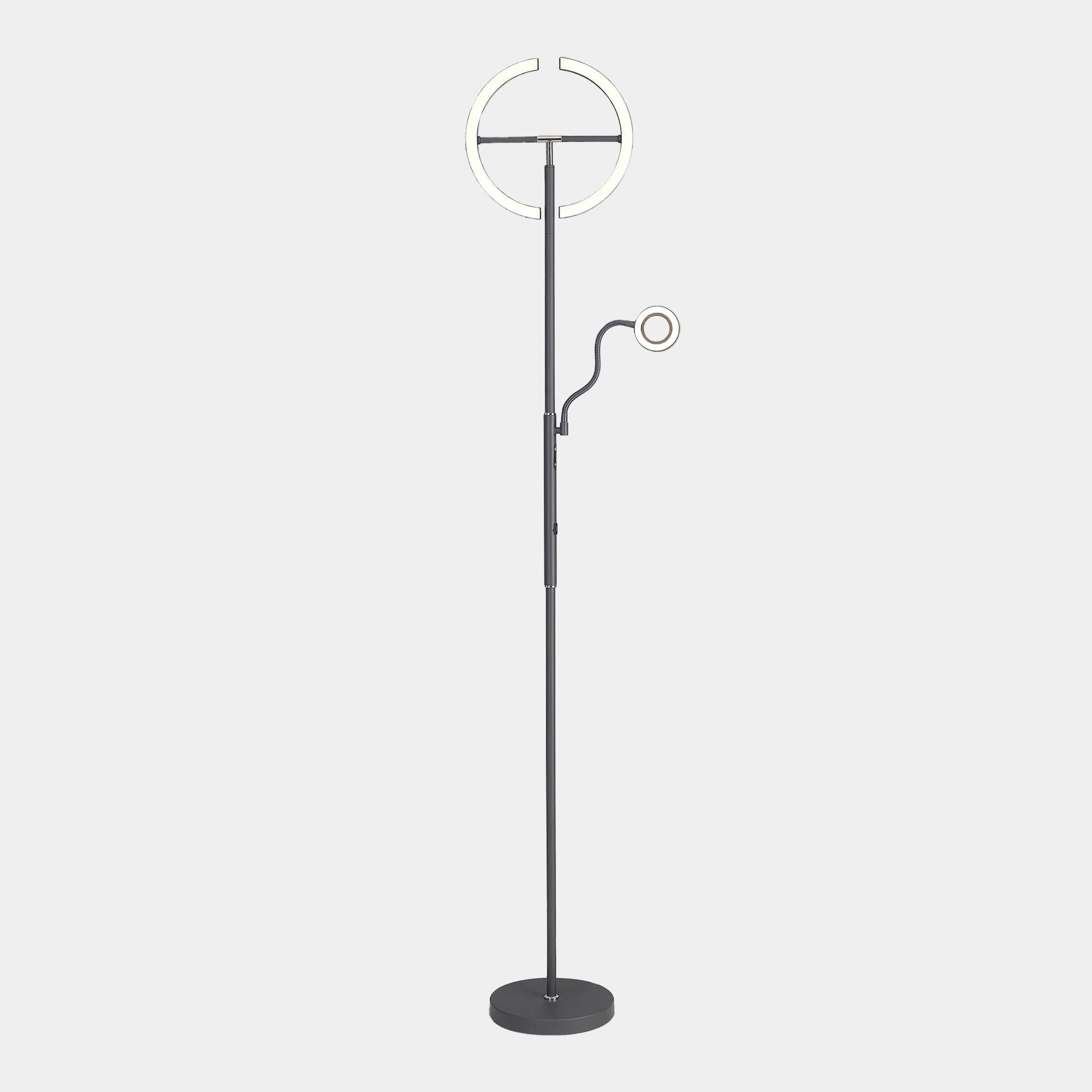 Nima - 2 Light Floor Lamp Grey