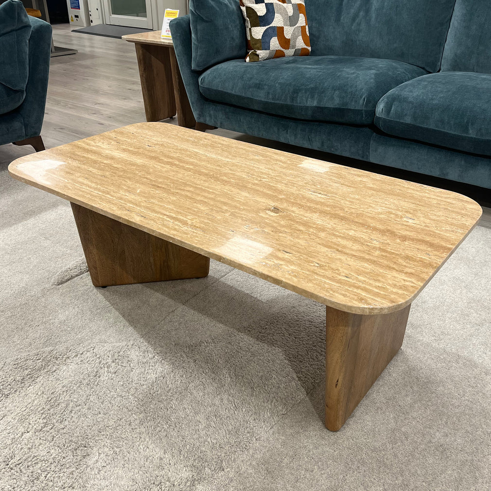 Hickory Floor Model Coffee Table