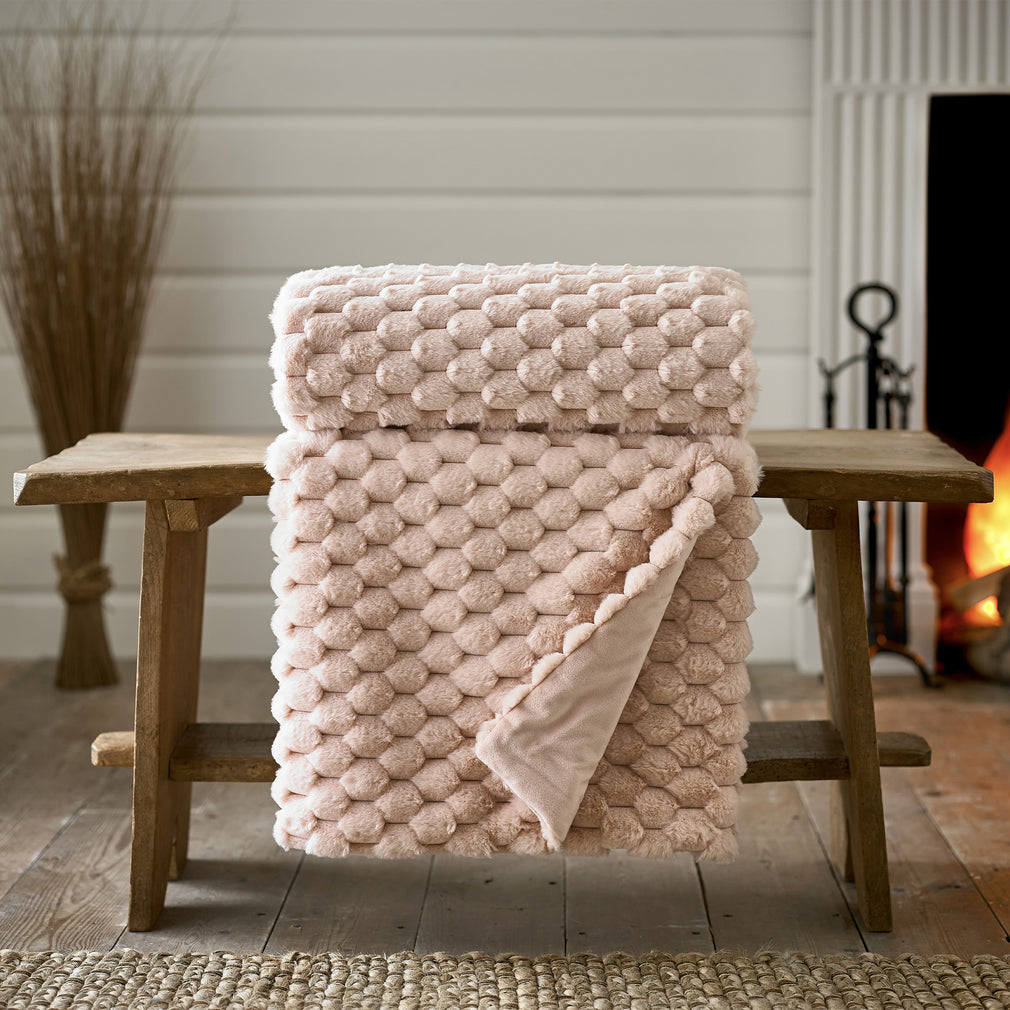 Sweetcombe - Pink Throw 130x180cm