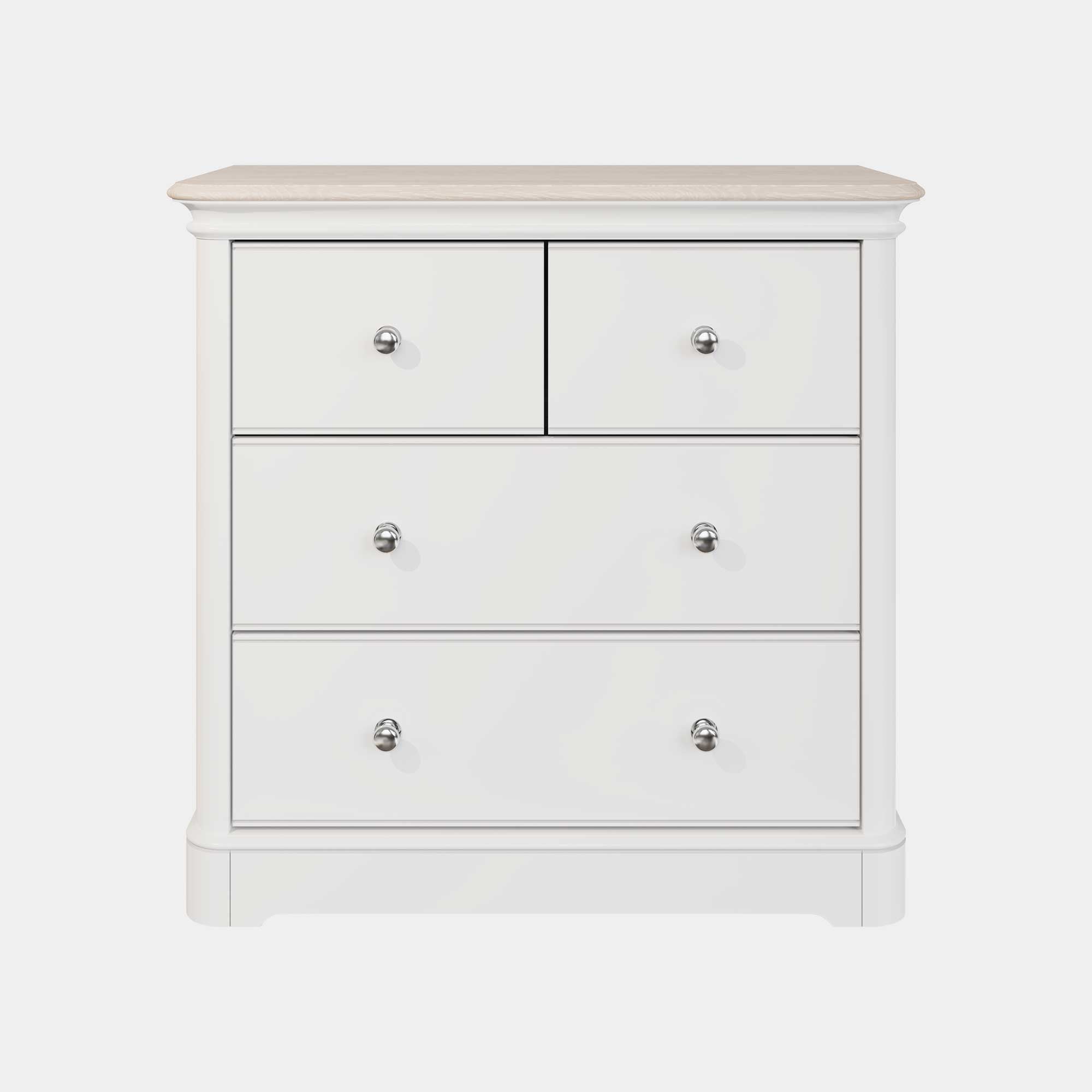 Aylesford - 2 + 2 Chest of Drawers With Solid Oak Top