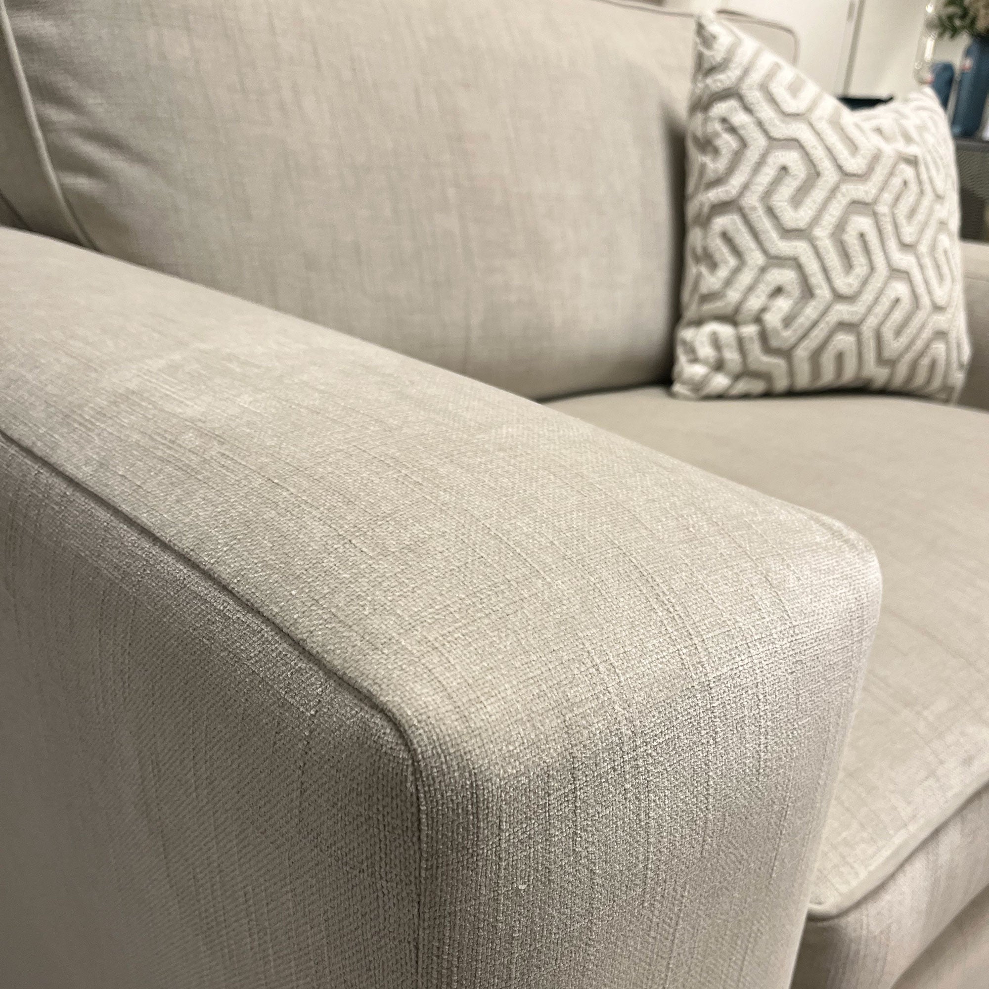 Etienne Love Seat In Fabric