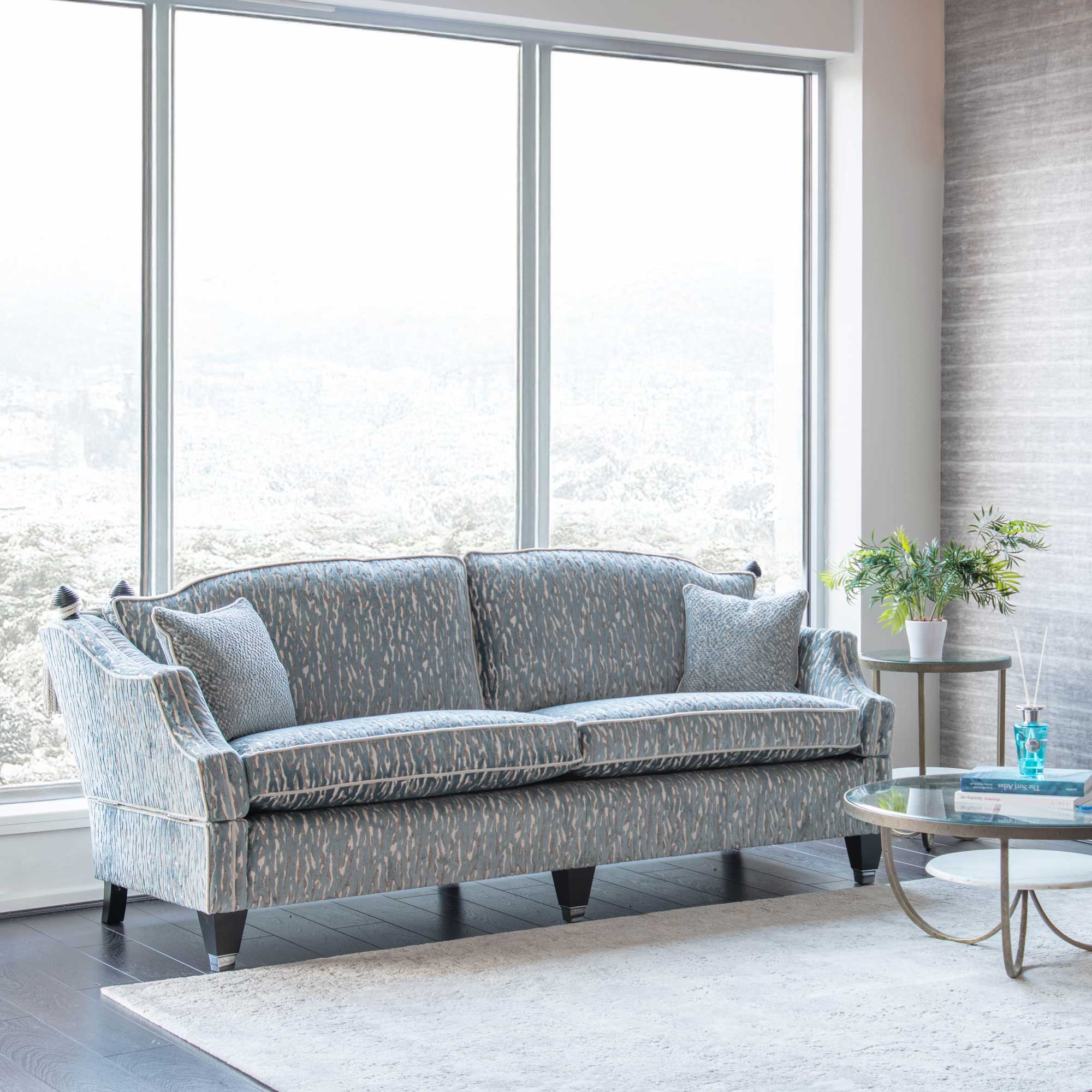 Henley - Extra Grand Standard Back Knole Sofa In Fabric