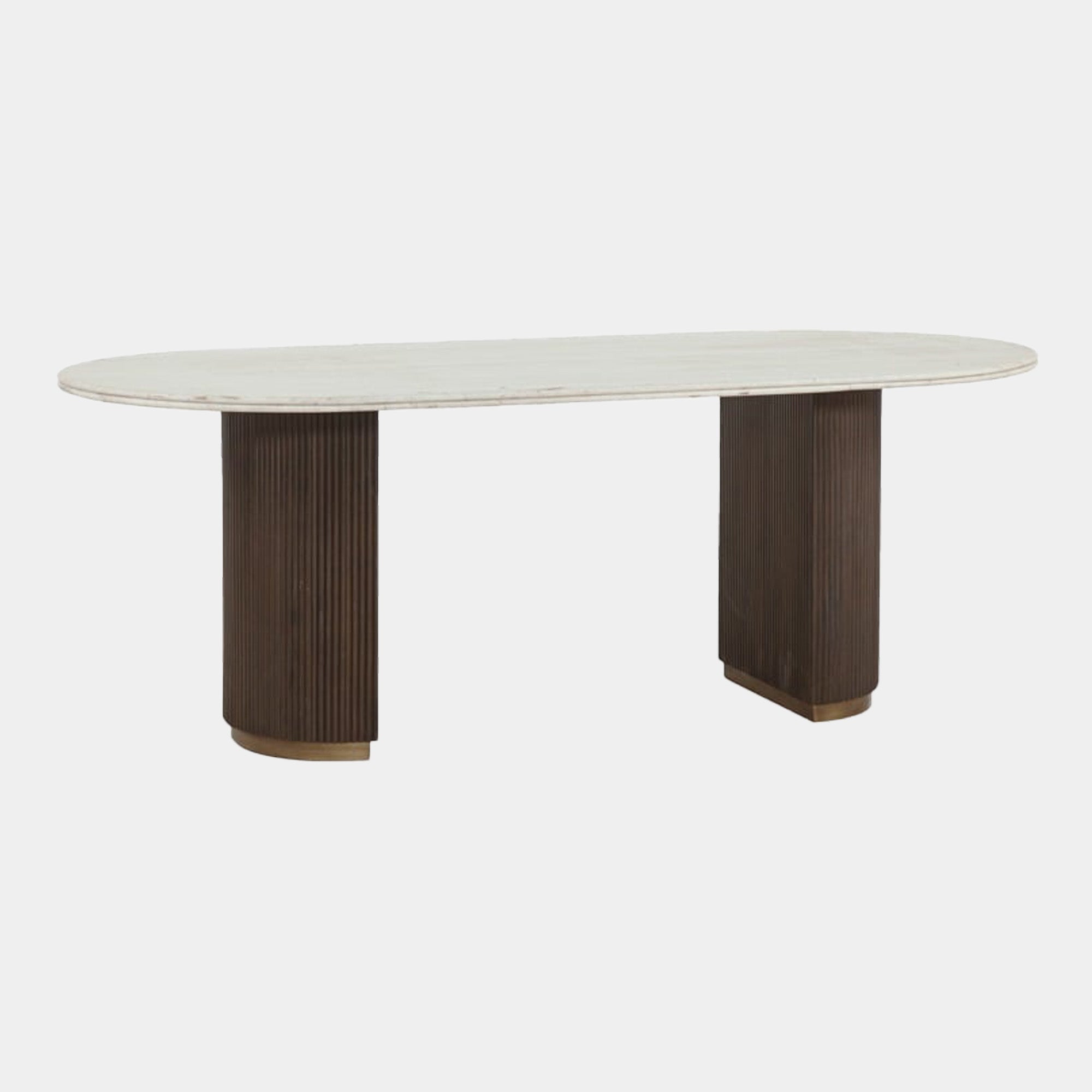 Seabrook - 210cm Dining Table With Marble Top