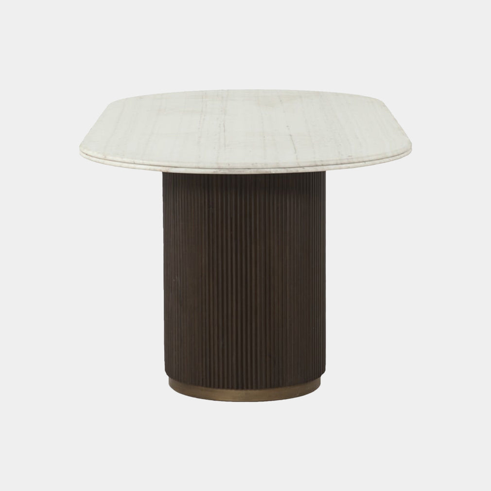 Seabrook - 210cm Dining Table With Marble Top