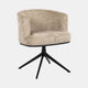 Portia - Swivel Dining Chair In Desert Fabric