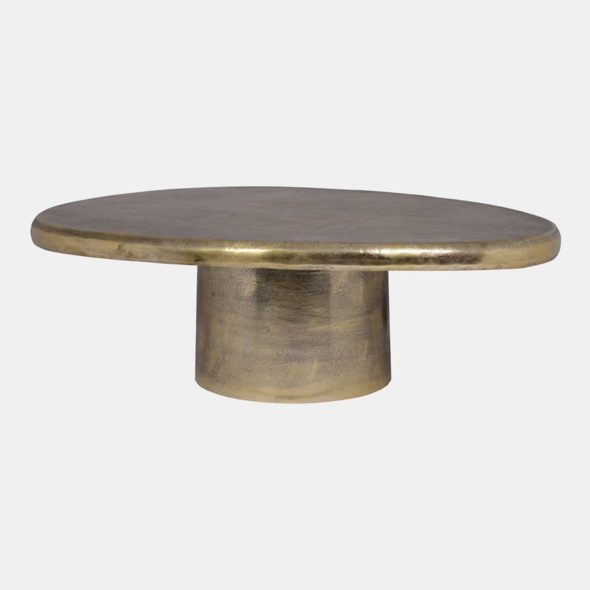 Pinola - Brushed Gold Coffee Table