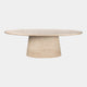 Franklin - 240cm Dining Table In Faux Travertine