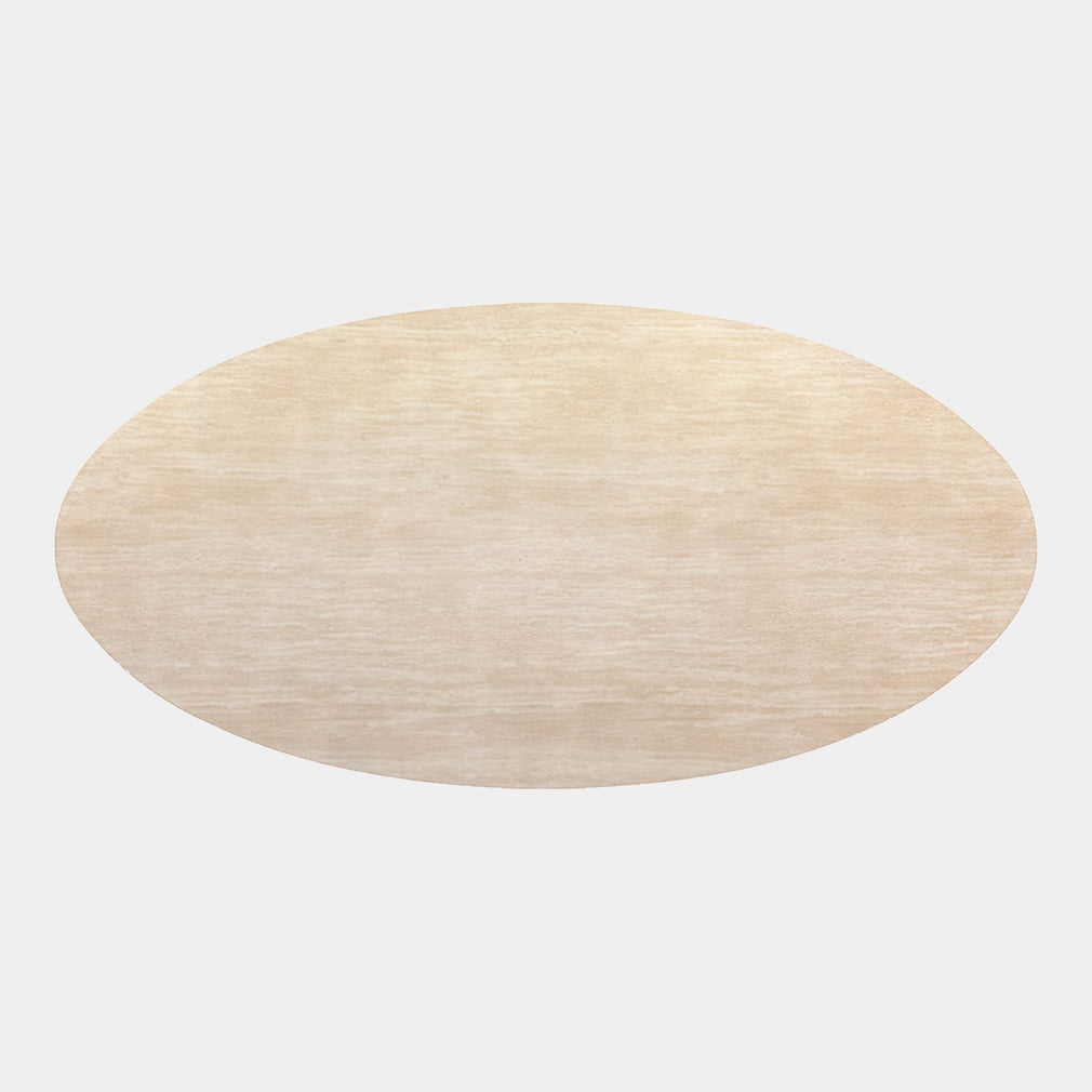 Franklin - 240cm Dining Table In Faux Travertine