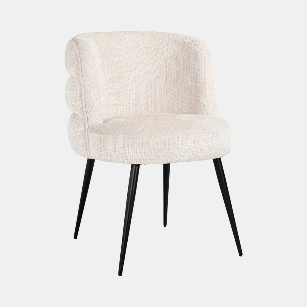 Carson - Dining Chair In Beige Chenille