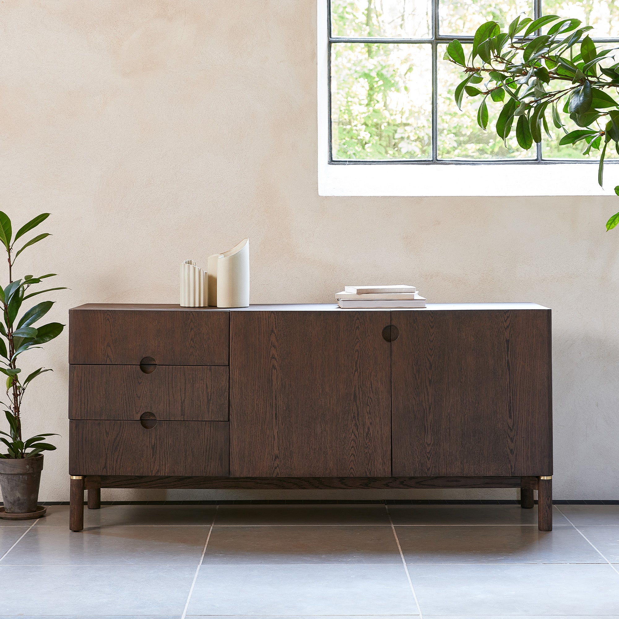 Genesis - 160cm Sideboard In Espresso Oil Finish