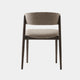 Genesis - Dining Chair In Latte Fabric & Espresso Oil Frame