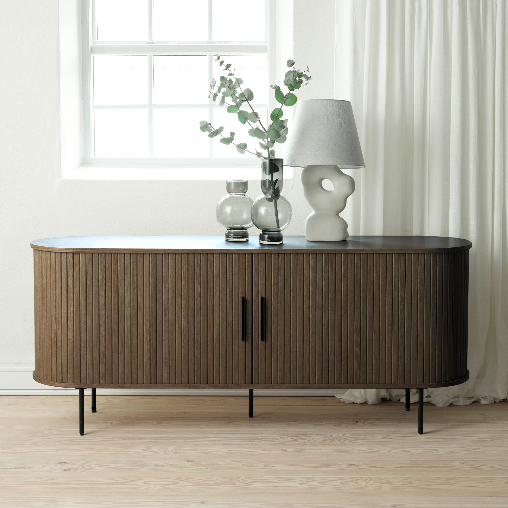 Eden - 180cm Sideboard In Smoked Oak Finish