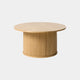 Eden - 90cm Round Coffee Table In Natural Oak Finish