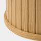 Eden - 50cm Round Lamp Table In Natural Oak Finish